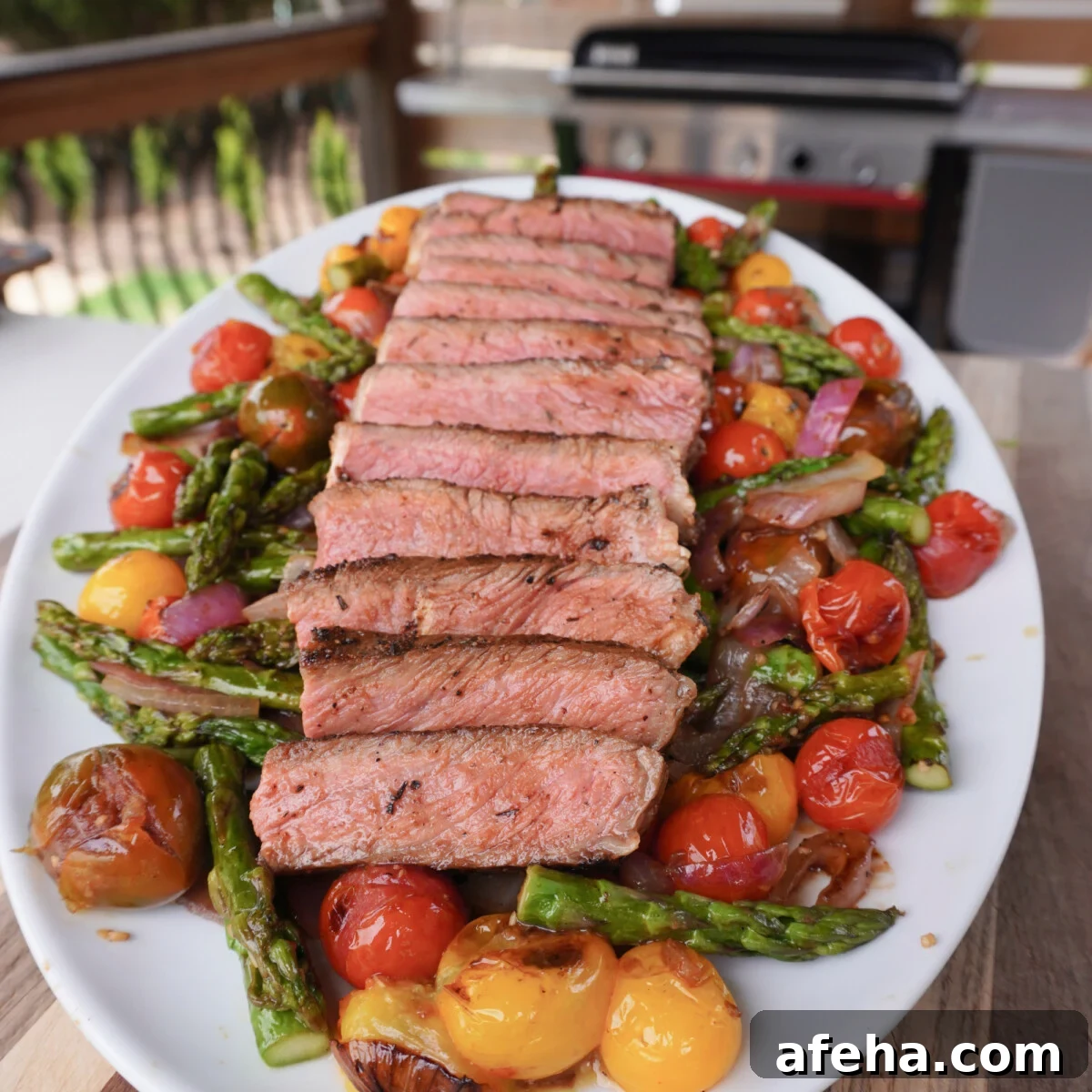 Easy Steak and Veggie Dinner.