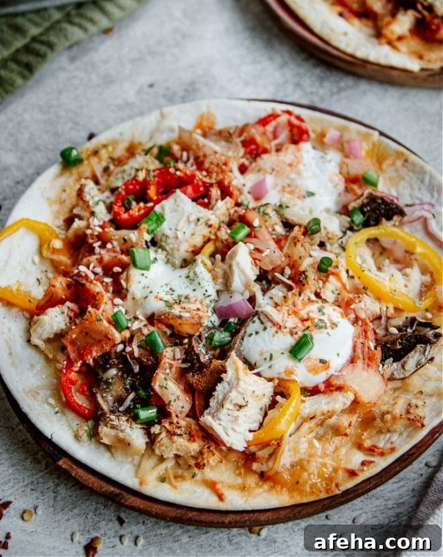 Chicken and Kimchi Pizza Recipe: Spicy Korean-Style Oven Pizza 4 Chicken and Kimchi Pizza