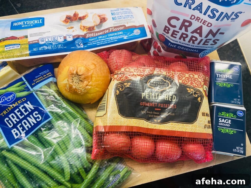 ingredients for the dish