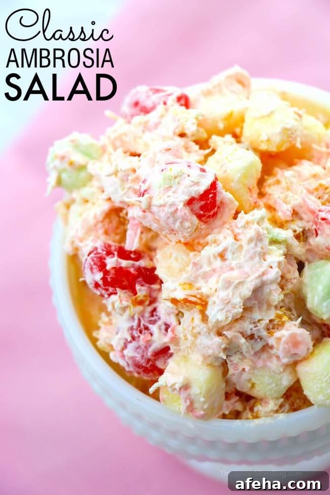 5-Minute Hearts of Palm & Artichoke Salad Recipe 11 A classic Ambrosia Salad