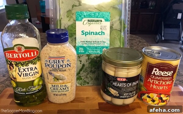 5-Minute Hearts of Palm & Artichoke Salad Recipe 3 ingredients for hearts of palm and artichoke salad