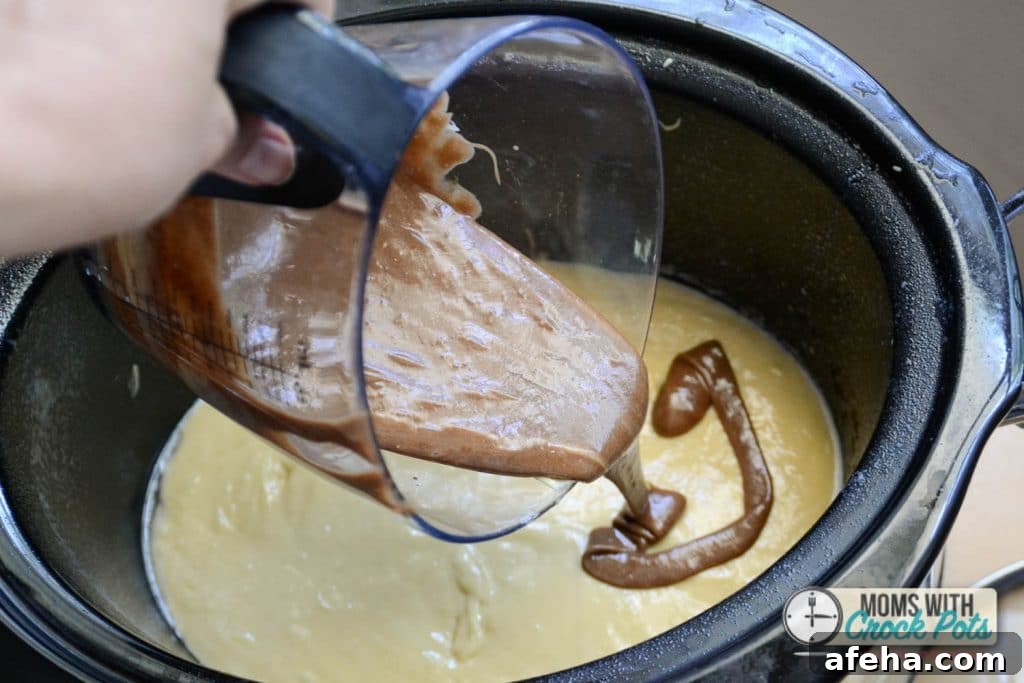 Crockpot Peanut Butter Cup Cake