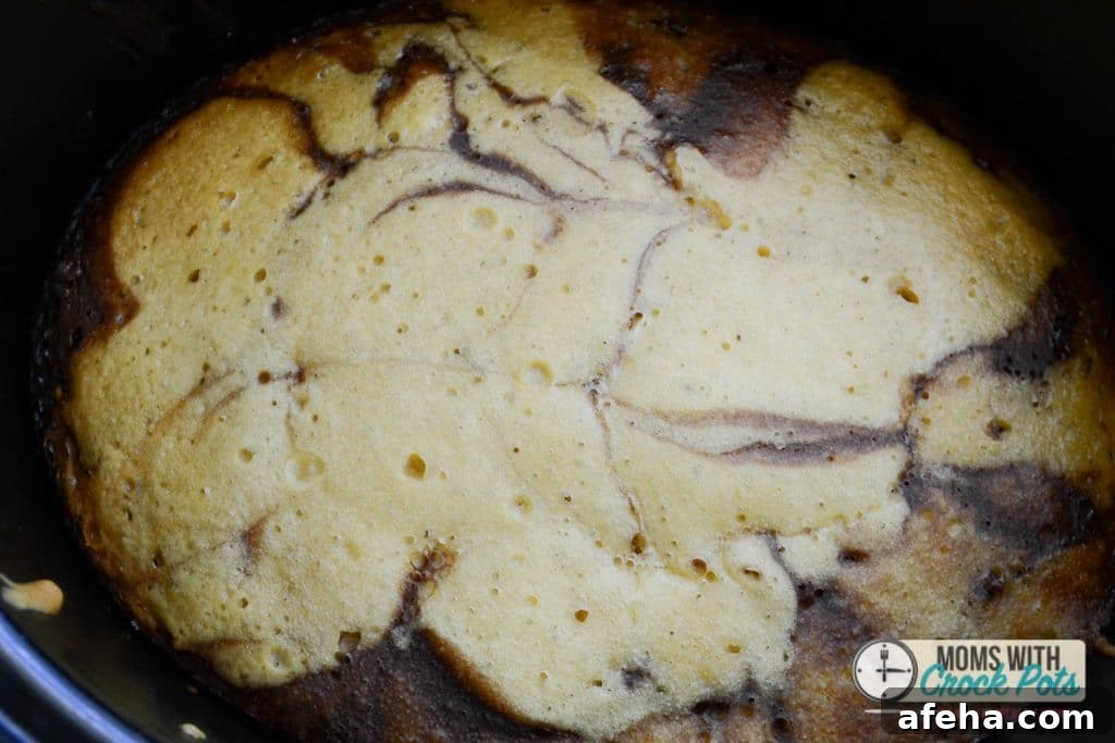 Crockpot Peanut Butter Cup Cake