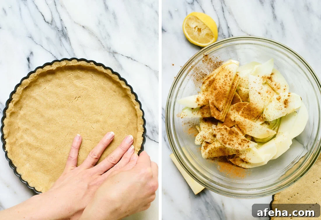how to make an apple tart