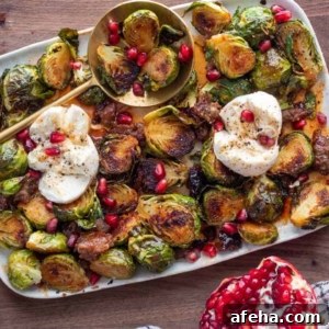 brussels sprouts with spicy honey and burrata