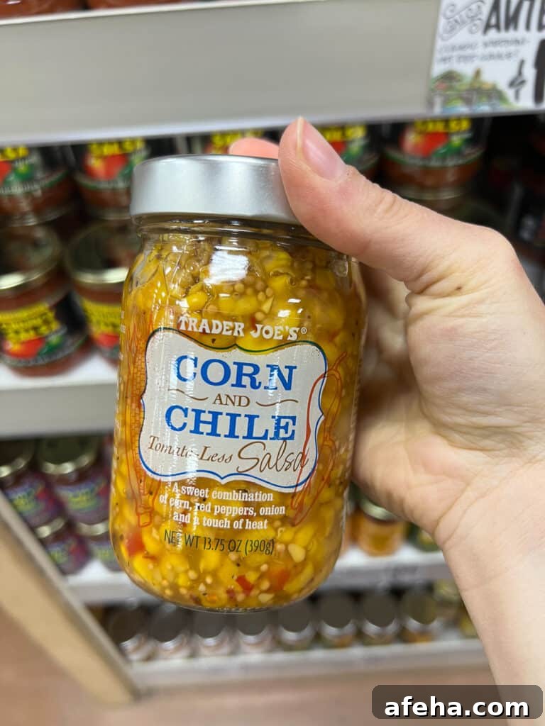 Corn and chile salsa