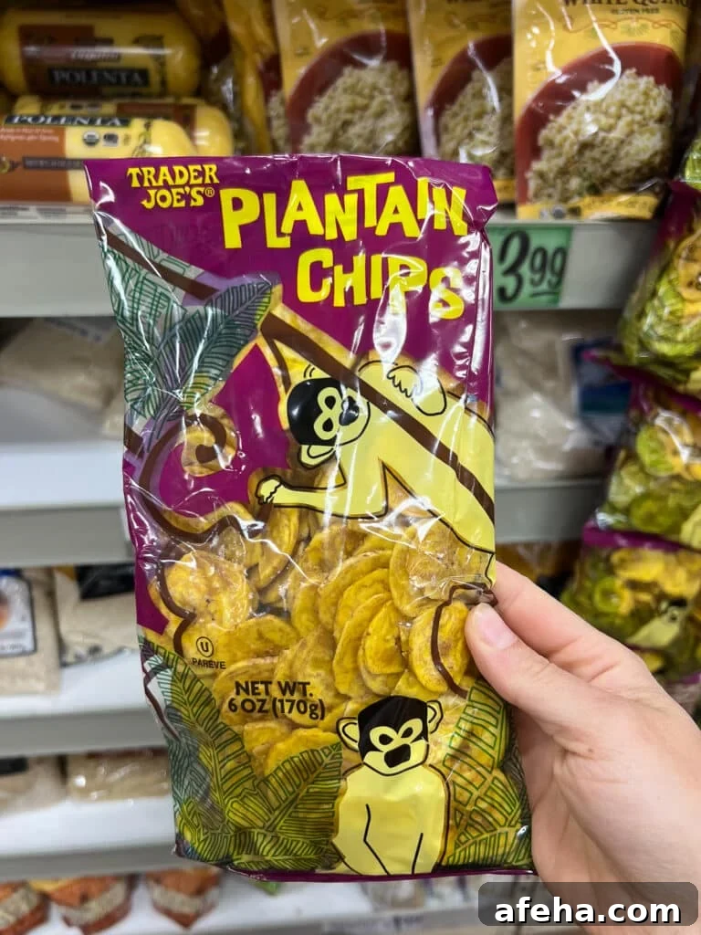 Bag of Trader Joe's plantain chips