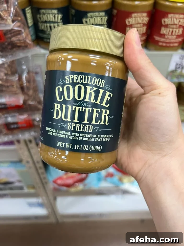 Jar of cookie butter