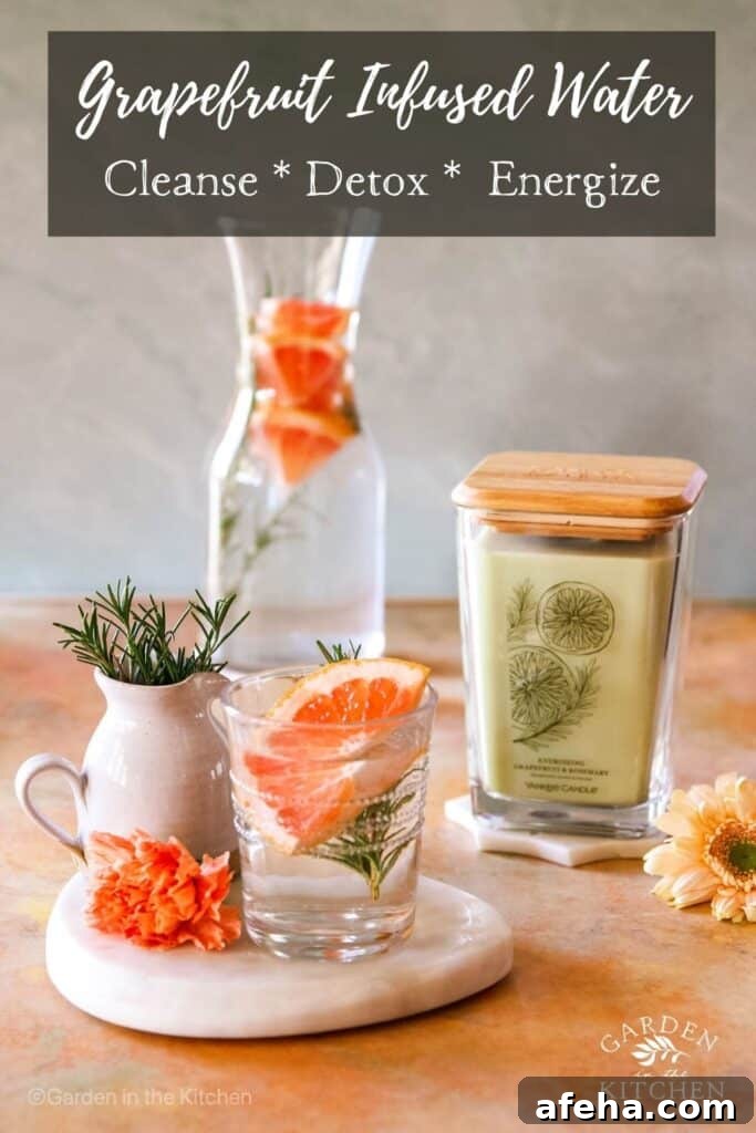 Grapefruit Infused Water