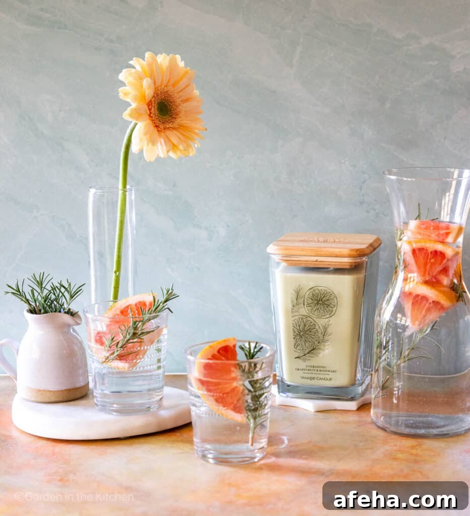 Grapefruit Infused Water