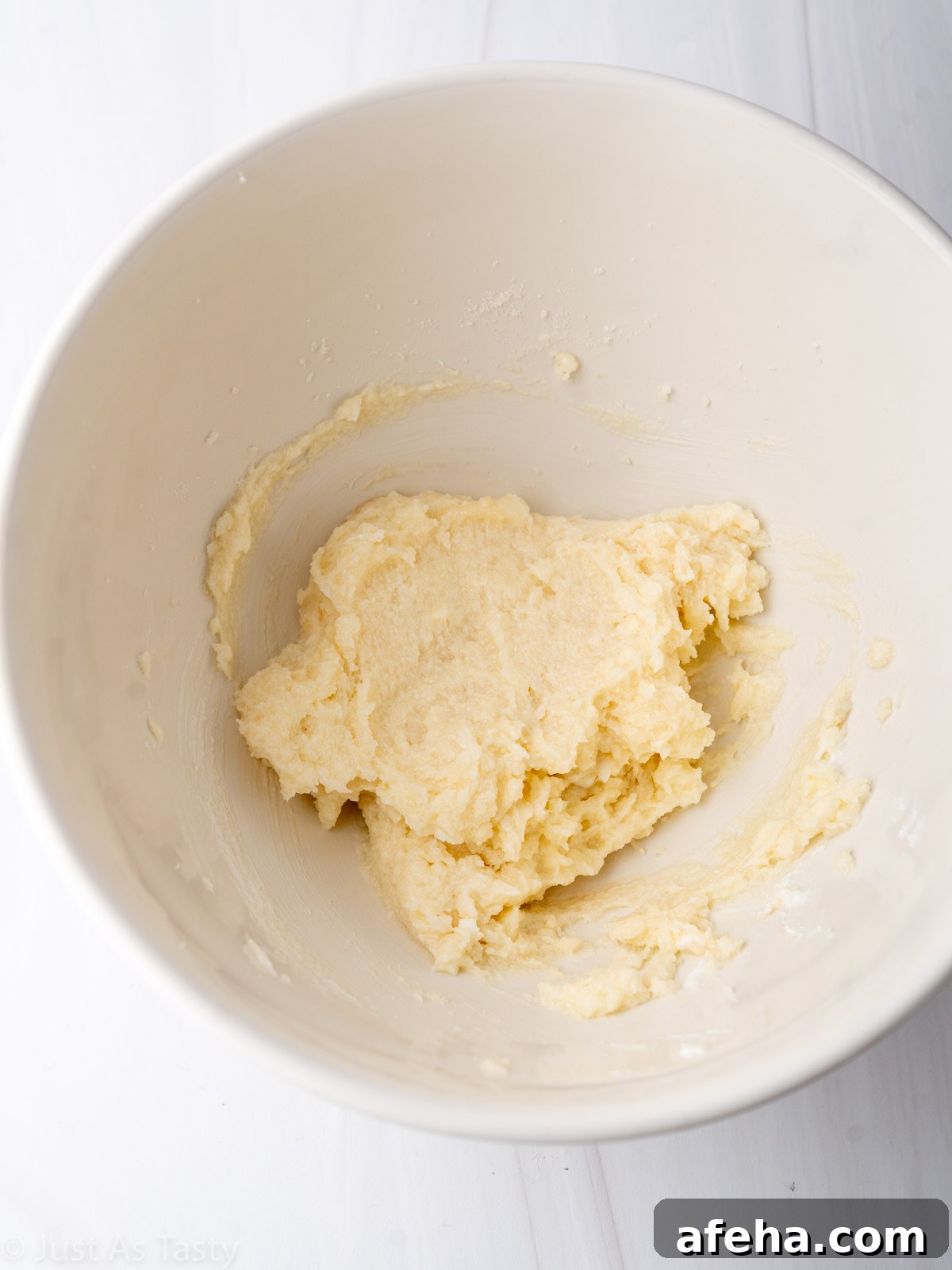 Wet ingredients in a bowl.