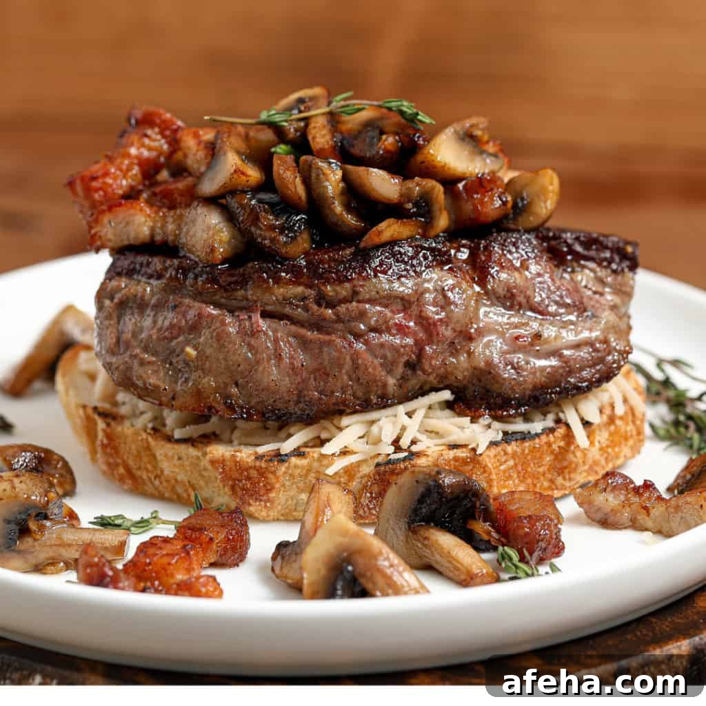 Filet Mignon with Crispy Pork Belly and Sautéed Mushrooms 2 Easy Filet Mignon with Pork Belly Mushrooms
