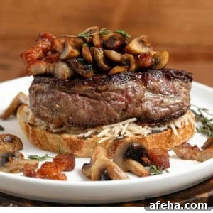 Filet Mignon with Crispy Pork Belly and Sautéed Mushrooms 3 Easy Filet Mignon with Pork Belly Mushrooms