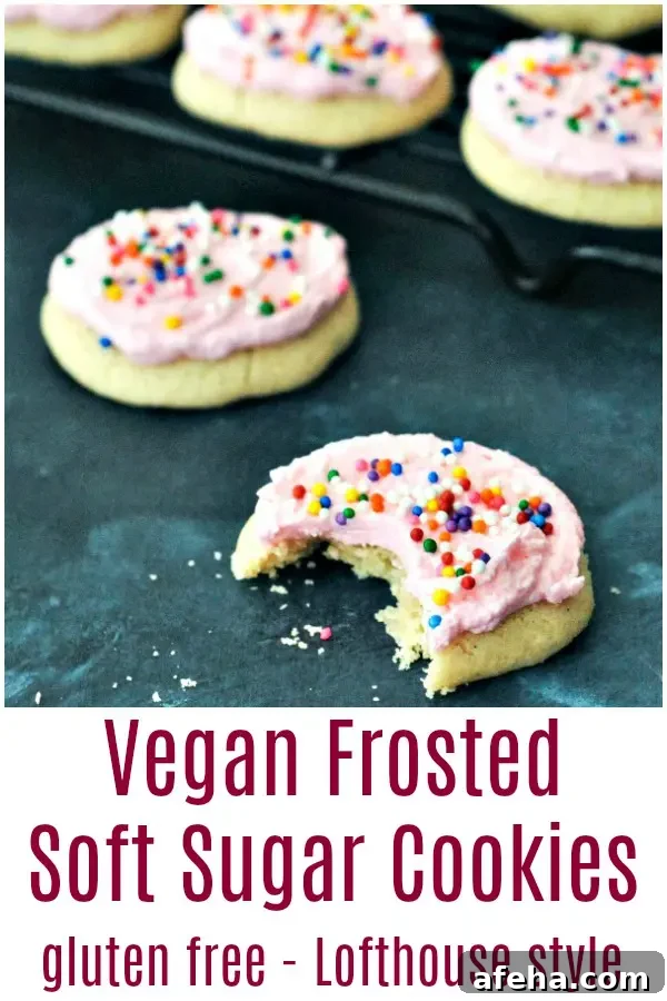 Frosted Soft Sugar Cookies @spabettie #vegan #glutenfree #lofthouse