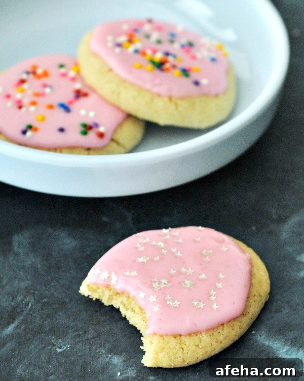 Frosted Soft Sugar Cookies Gluten Free @spabettie