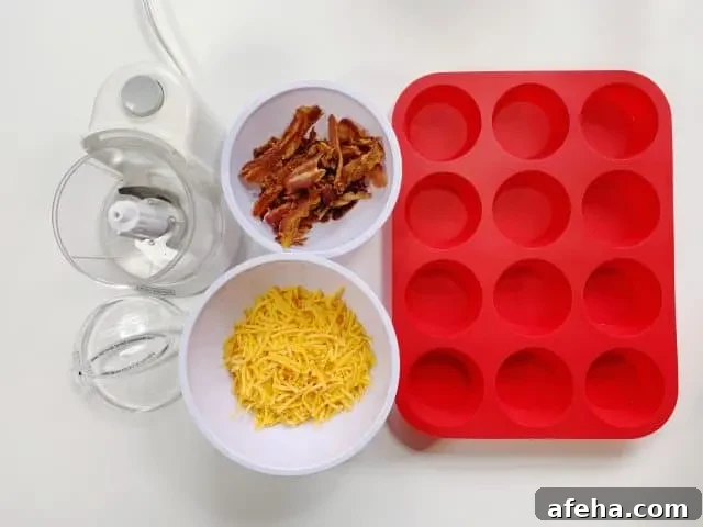 Bacon Cheddar Crisps — Keto Low-Carb Snack Recipe 4 3 ingredient bacon cheddar cheese crisp