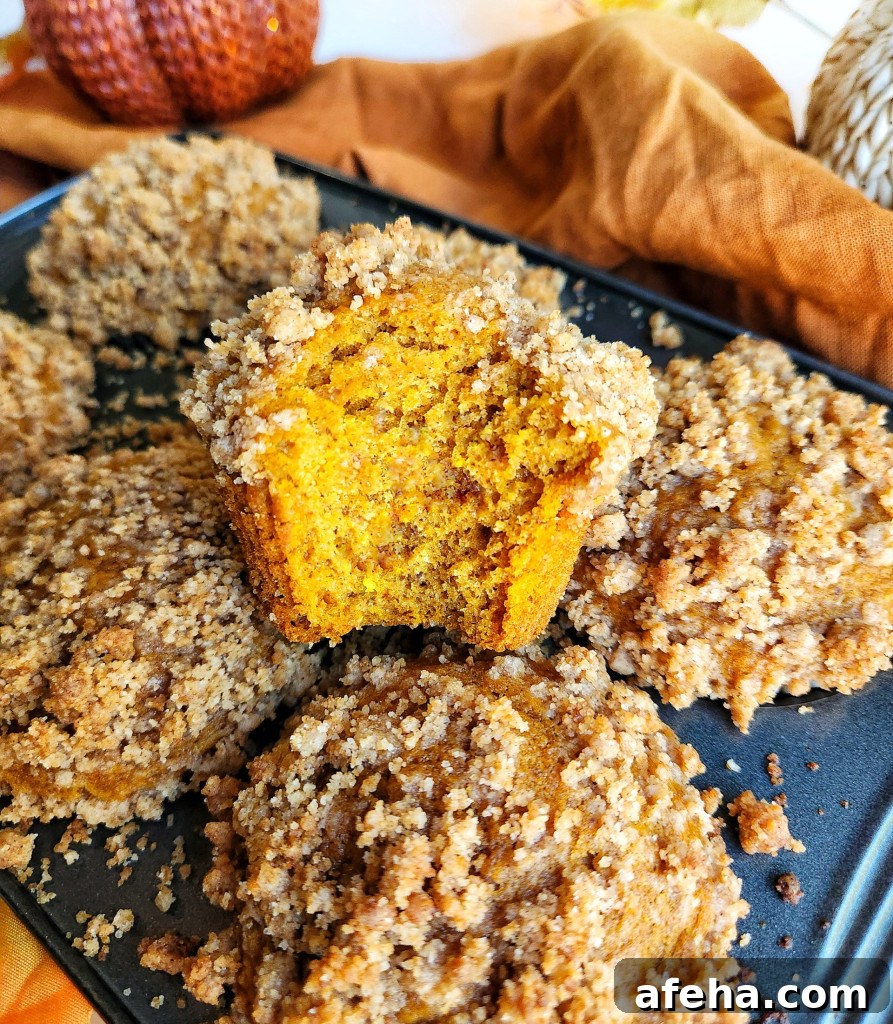 Pumpkin Crumb Muffins