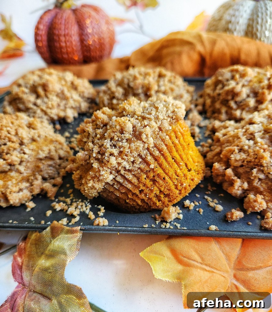 Pumpkin Crumb Muffins