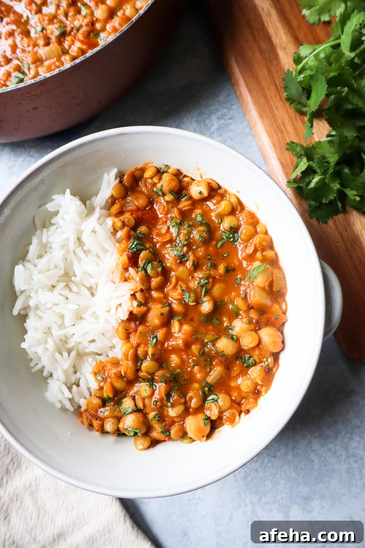 Chickpea curry variations