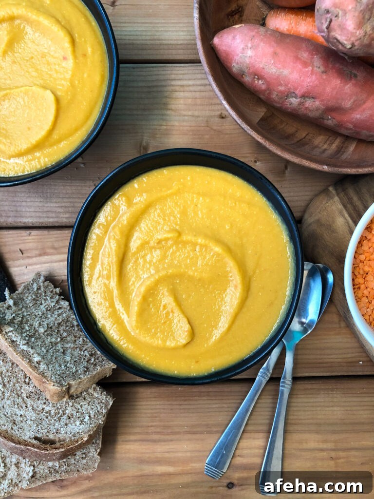 Red lentil soup