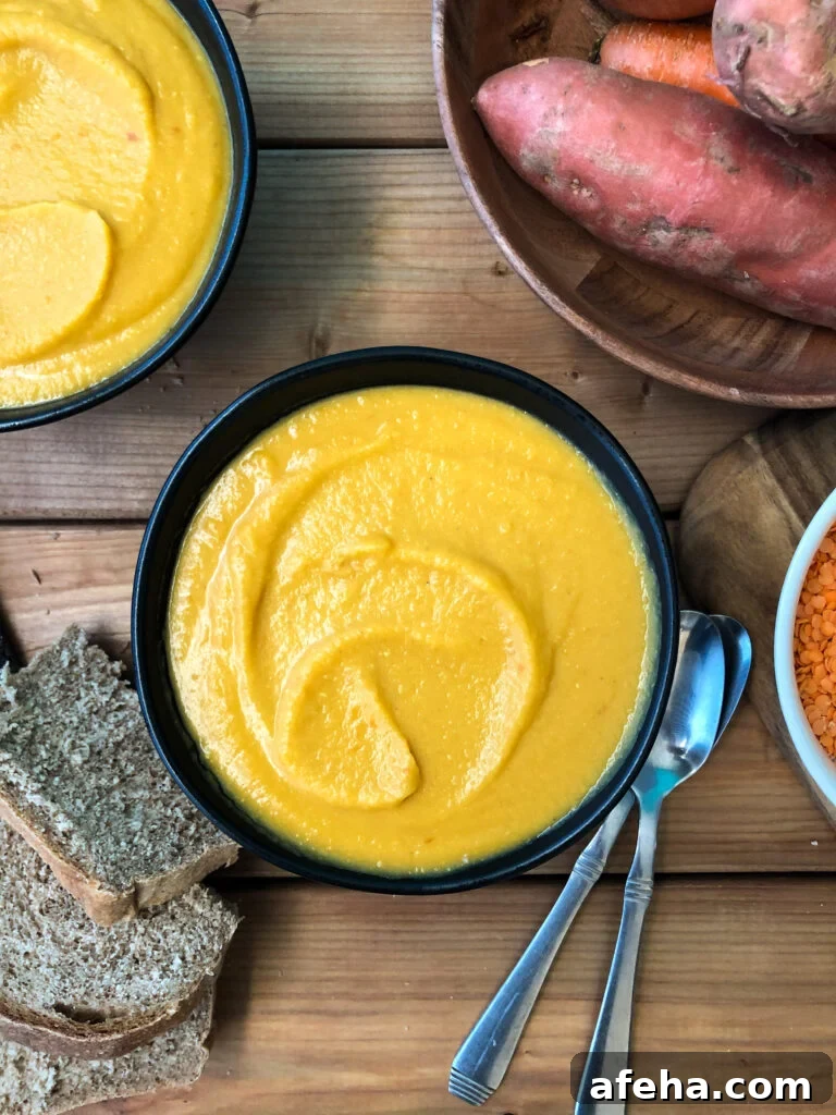 Red lentil soup