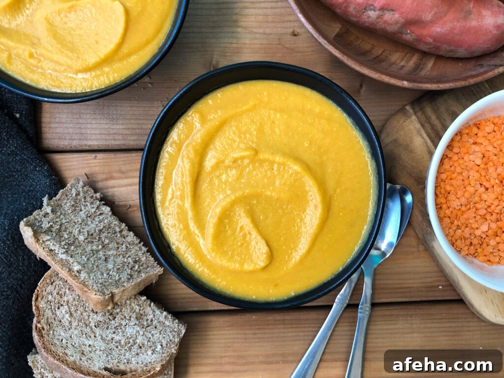 Red lentil soup