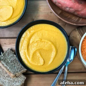 Red lentil soup