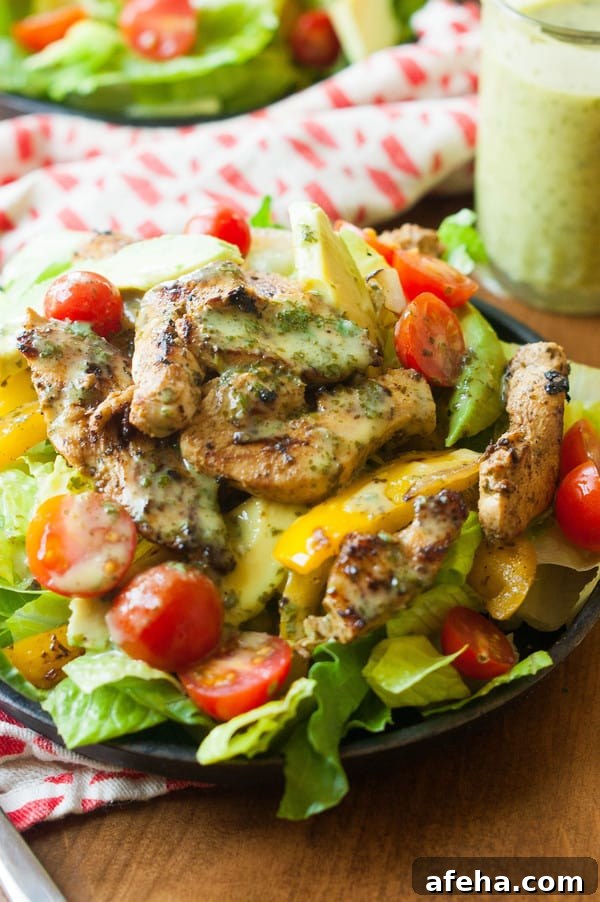 Cilantro Lime Fajita Salad