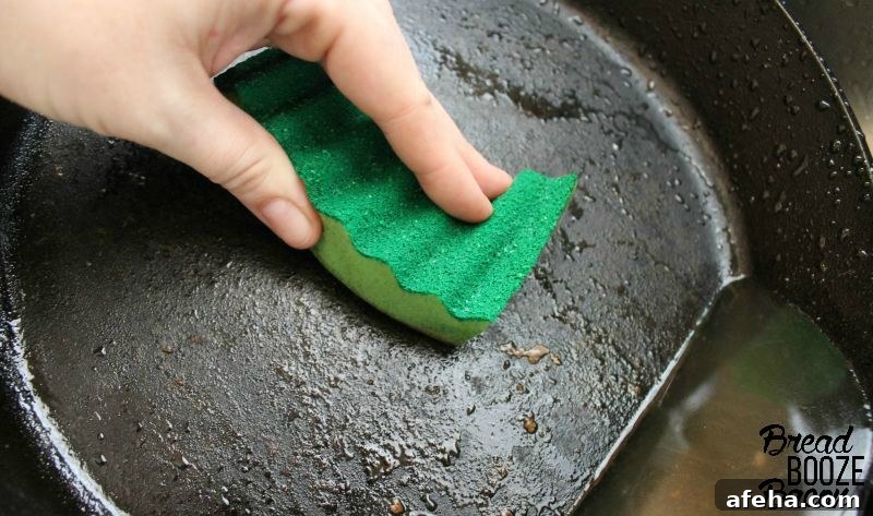 How To Clean Cast Iron Skillets | Bread Booze Bacon