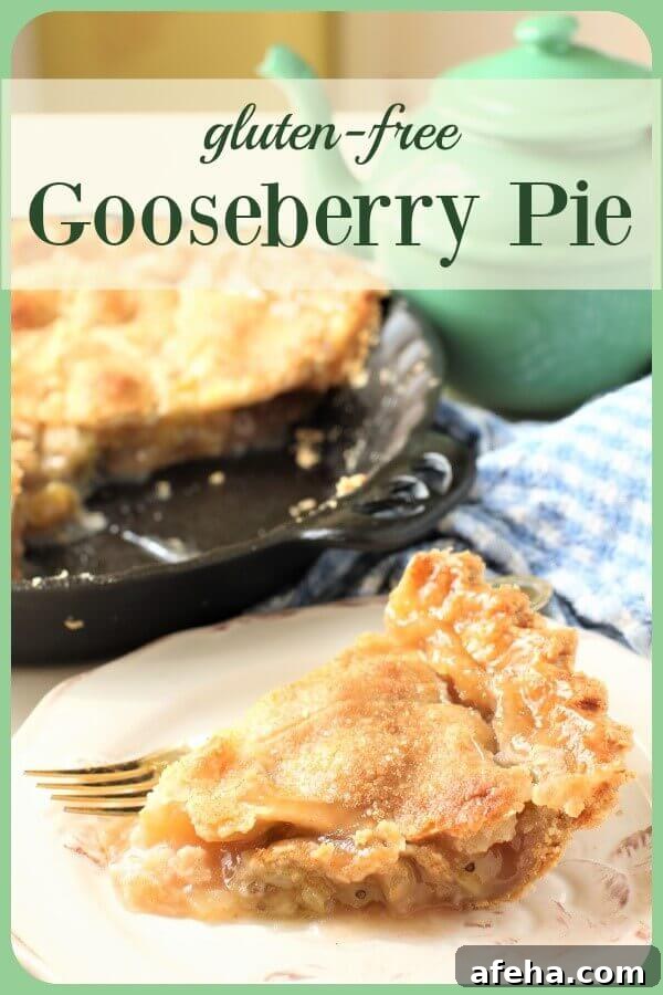 gooseberry pie Pinterest banner