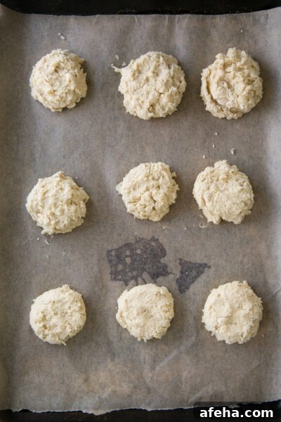 Form the dough into balls
