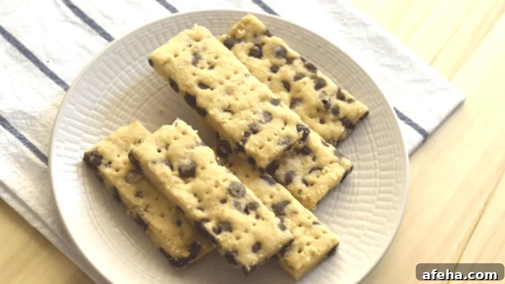 chocolate chip shortbread