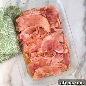 Oven-Baked Ham Slices: Quick Recipe for Perfectly Crispy Edges 10 baked ham slices recipe.