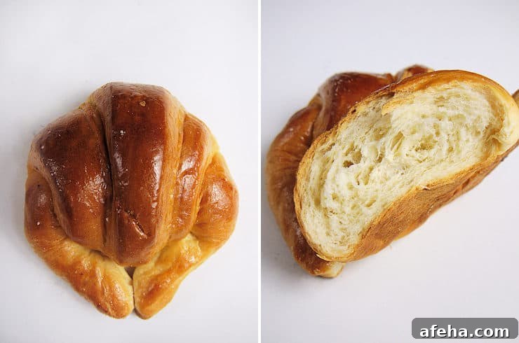 Cuernito or Cuerno pan dulce Mexican sweet bread