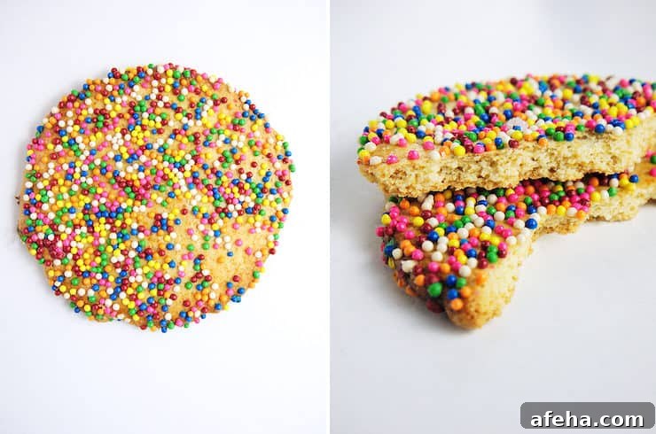 Gragea cookies with sprinkles pan dulce