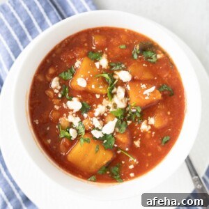 Bowl of Butternut Squash Chili