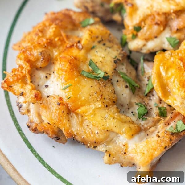 Crispy Chicken Thighs