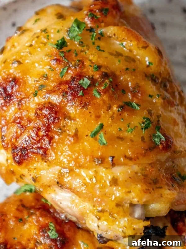 Baked Ranch Chicken Thighs