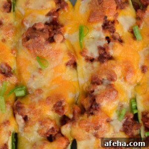 chili cheese stuffed zucchini boats