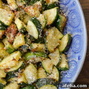 Air Fryer Zucchini with Parmesan