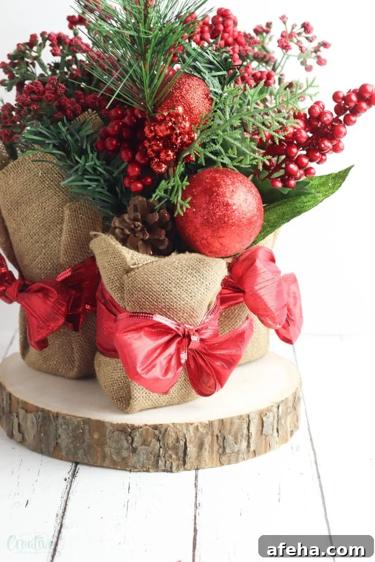 Cheap Christmas centerpieces