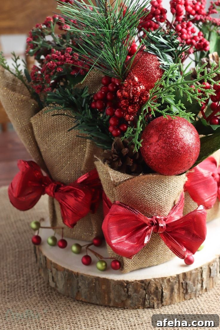 Tin can centerpieces