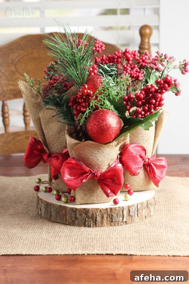 Recycled Christmas decor