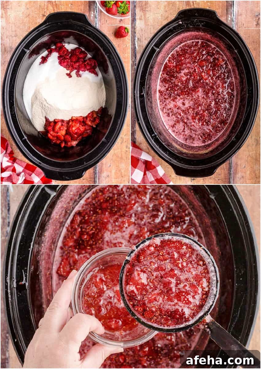 crock pot jam photo steps