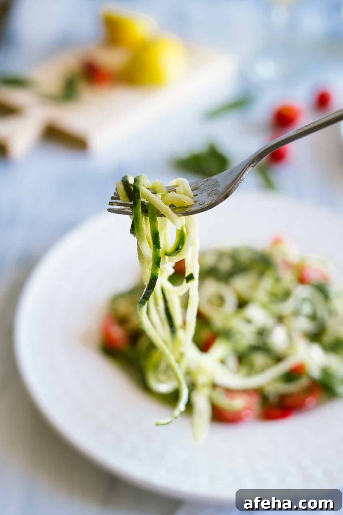 zucchini noodle salad