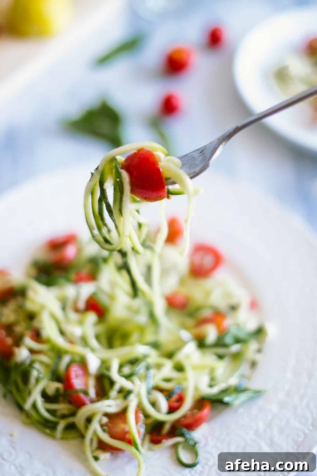 zucchini noodle salad