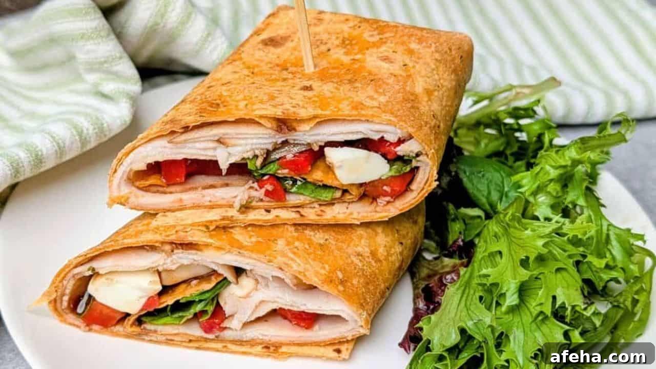 15 No-Cook Lunches That Keep You Full All Afternoon 16 Turkey Caprese Wraps