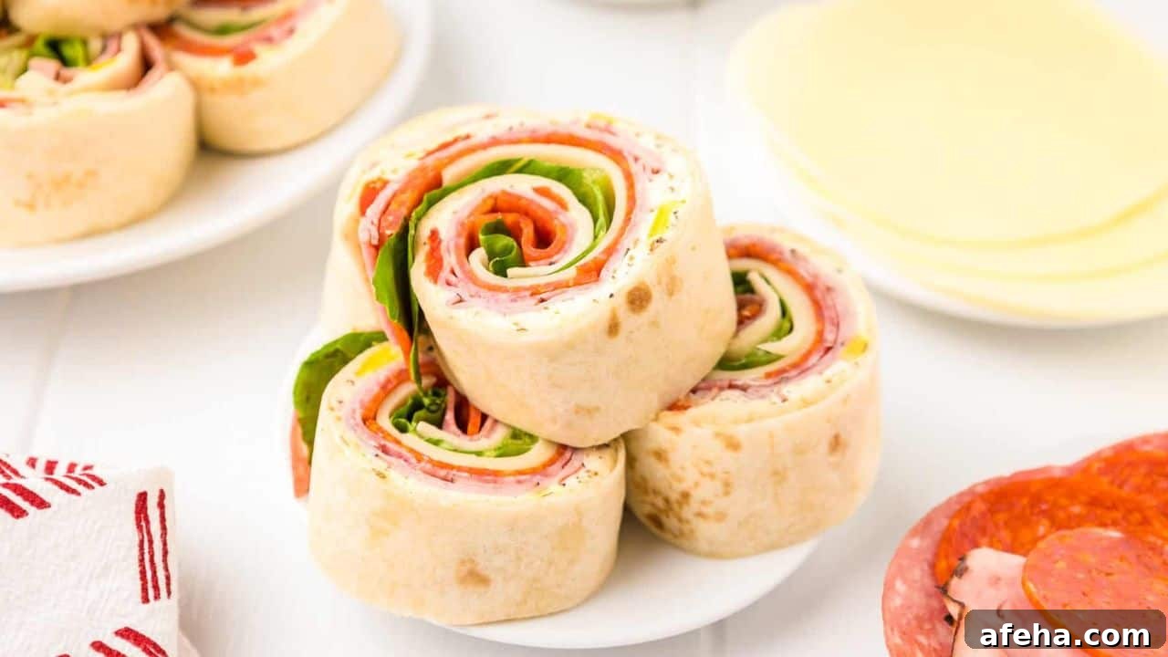15 No-Cook Lunches That Keep You Full All Afternoon 5 Italian Pinwheels