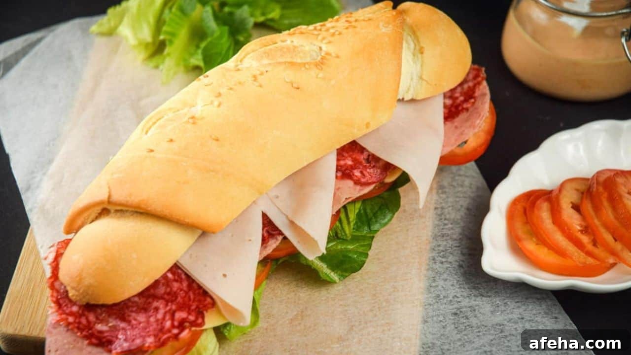 15 No-Cook Lunches That Keep You Full All Afternoon 8 Triple Meat Sub Sandwich