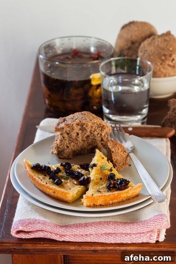 sun-dried tomato chickpea cake